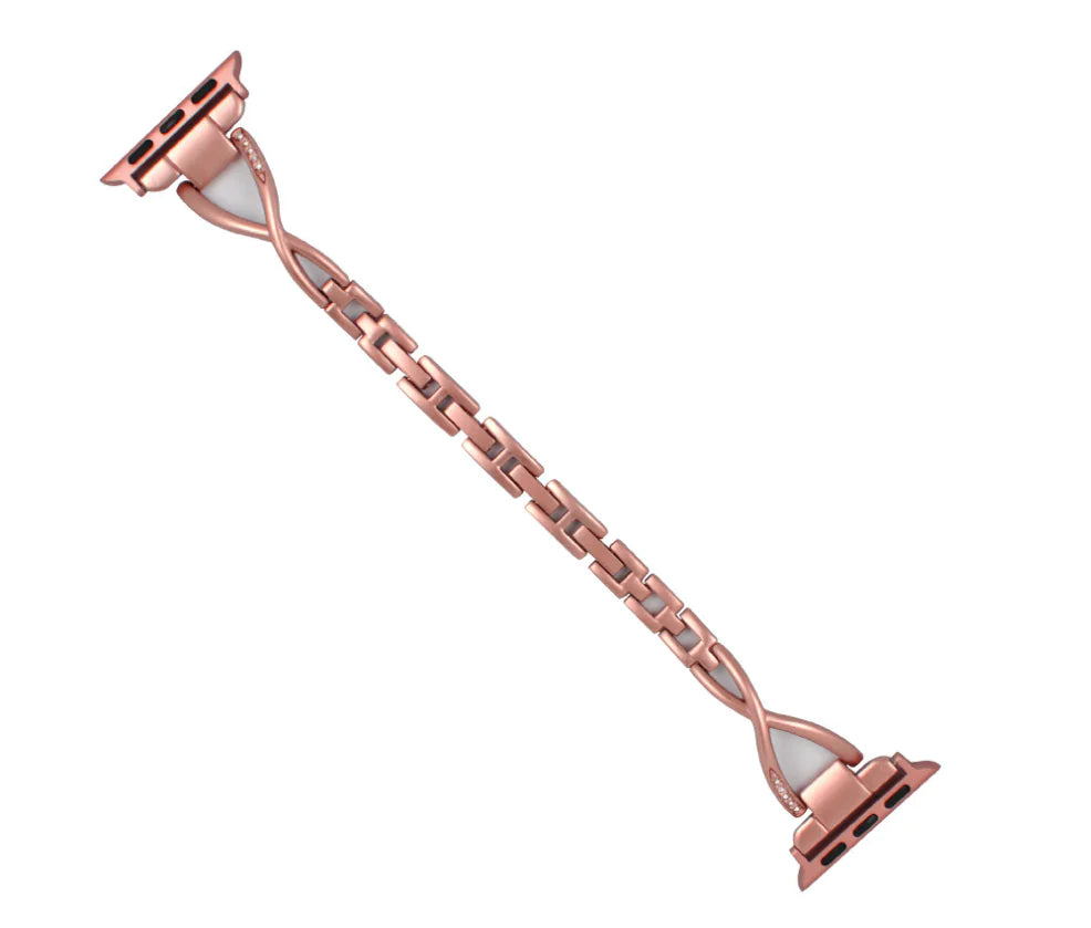 Diamond-Luxe X-Type Steel Apple Watch Band