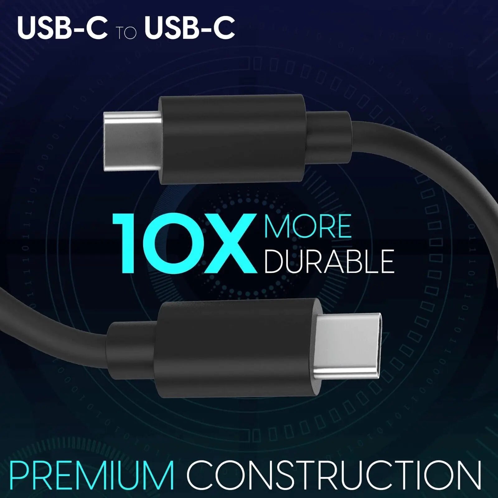 Braided USB-C Quick Charge & Sync Cable Set 3/6/10FT