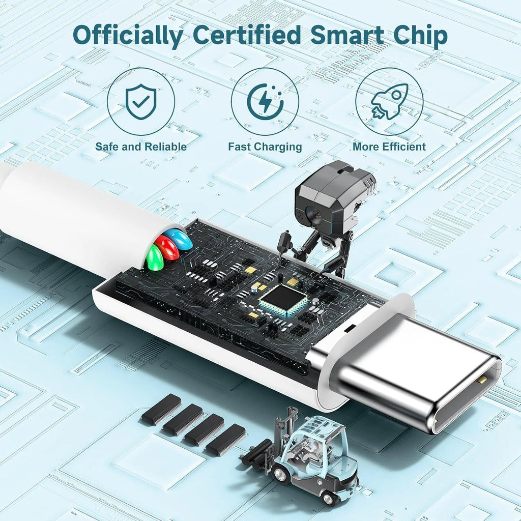 Braided USB-C Quick Charge & Sync Cable Set 3/6/10FT